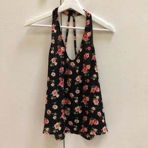 floral blouse / tank